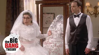 Amy and Sheldon Discover Super-Asymmetry on their Wedding Day | The Big Bang Theory