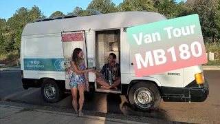 EL CAMPERIZADO MAS PRACTICO PARA MB180 🚐 (Hermosa y MUY CÓMODA para vivir viajando)