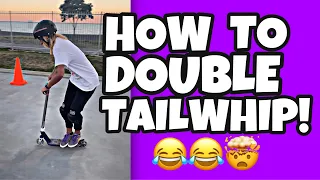 HOW TO DOUBLE TAILWHIP!! Easiest way!! Just do it..