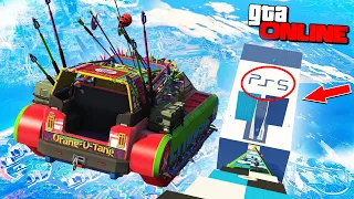 СПУСК НА ТАНКЕ В НОВЫЙ PS5! ТОЛЬКО 1% ЛЮДЕЙ МОГУТ СПУСТИТЬСЯ ЗДЕСЬ В GTA 5 ONLINE