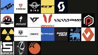 Ranking Mountain Bike Brands - Tier List