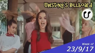 Uhsting's Billboard Hot 20 Week of 23/9/17