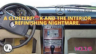 W116 Restoration pt. 3: Removal of Dashboard and Center Console, Along Many Other Things