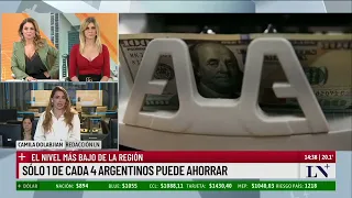 Solo 1 de cada 4 argentinos puede ahorrar; el nivel más bajo de la región