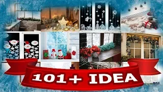 101 + WINDOW CHRISTMAS 2019 DECORATION IDEAS 🎄🎄🎄 DIY