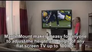 MantelMount - The Best Pull-Down-Over-The-Fireplace TV Mount