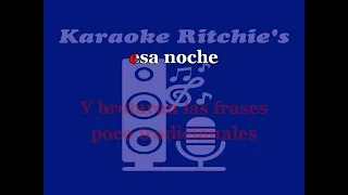 La noche mas linda del mundo Adalberto Santiago Karaoke Ritchie´s