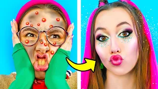 De NERD a POPULAR | Transformación de belleza con dispositivos virales por 3SIS Español