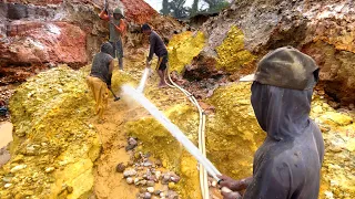 THE RICHEST ISLAND IN THE WORLD,.! WE FOUND..THE HIDDEN GOLD MINE IN MUD LAND | REAL GOLD FOUND