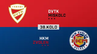 38.kolo DVTK Miskolc - HKM Zvolen HIGHLIGHTS