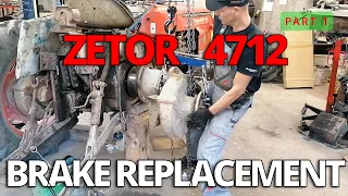 ZETOR 4712 BRAKE REPAIR (part 1)