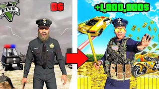 PASO de POLICIA POBRE a MILLONARIO en GTA 5!