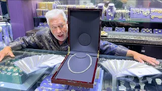 HUGE $5.5M GIA CERTIFIED PLATINUM DIAMOND TENNIS NECKLACE, HUGE PEICES AND MORE! (RODEO DRIVE)