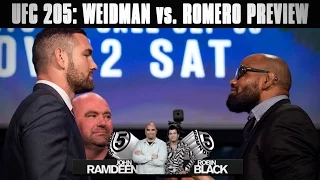 UFC 205 Preview: Chris Weidman vs. Yoel Romero on 5 Rounds