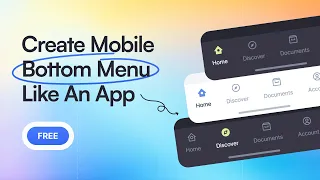 How to Create Sticky Mobile Bottom Menu Bar Like an App for WordPress Website (Without Elementor)