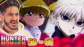 KILLUA GETS SERIOUS! || Hunter x Hunter Episode 59, 60, 61 Reaction