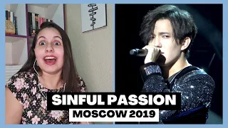Brazilian girl reacts to Dimash - Sinful Passion (Moscow 2019)