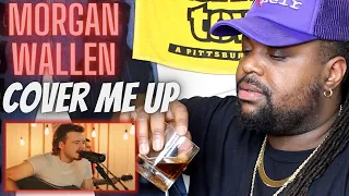 I Ain't Gonna Fake I Got Lost Smh AF | Morgan Wallen - Cover Me Up | Reaction Video