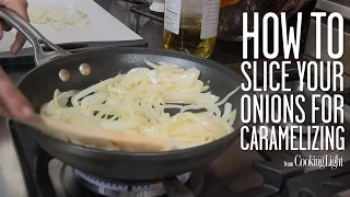 How to Slice Your Onions for Caramelizing | Cooking Light