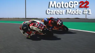 MotoGP 22 Career Mode Part 1 - Aggressive Ai!!!