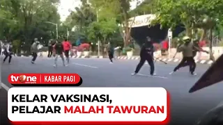 Kelar Vaksinasi Pelajar di Semarang Malah Tawuran, Satu Luka Kena Sabetan Sajam | tvOne