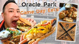 EPIC CHEESE BURGER, BALLPARK Food & GOTHAM Club | Oracle Park, SAN FRANCISCO