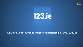 WATCH | 123.ie National Juvenile Indoor Championships - 2024 (Day 3)