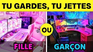 Filles vs Garcons 👦👧 Tu Gardes, Tu Jettes...!