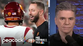 Commanders OC Kliff Kingsbury dodges question about Caleb Williams | Pro Football Talk | NFL on NBC