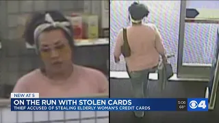 WANTED: Woman stole elderly woman's credit card, made purchases