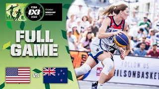 USA v New Zealand | Women | Full Game | Crelan FIBA 3x3 World Cup 2022