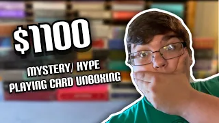 $1100 MYSTERY / HYPE Playing Card Unboxing!