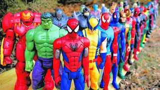 53 Superheroes Spiderman, Hulk, The Avengers, Thor, Superman, Iron Man, Superman, Batman, Marvel