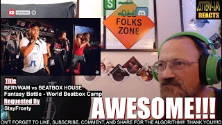 BERYWAM vs BEATBOX HOUSE - Fantasy Battle - World Beatbox Camp - FIRST REACTION {Jittery~Jay}