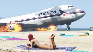 Pilot Saved All Passengers With This Emergency Landing  | GTA 5