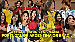 JEDAG JEDUG VIRAL EDISI FIFA WORLD CUP 2022||ADA MAMA GISEL SAMA RATU PARGOY‼️