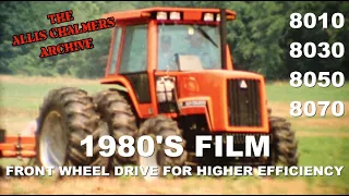 1980's Allis Chalmers Dealer Movie Front Wheel Drive For Higher Efficiency 8000 series Tractors