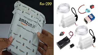 Amazon Unboxing || Mini water pump DC 3-9v for DIY Science Projects
