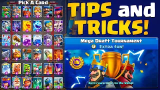 Best Tips & Tricks for Mega Draft Tournament in Clash Royale! Easy Wins!