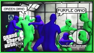 GTA 5 SCHOOL SENIOR YEAR IN DA HOOD EP. 81 - GREEN ALIEN GANG VS PURPLE ALIEN GANG (GTA 5 ROLEPLAY)