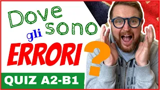 Riesci a trovare gli errori in queste 10 frasi??