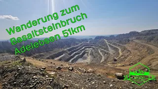 Wanderung zum Basaltsteinbruch Adelebsen 51km