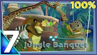Madagascar (PS2) | Part 7: Jungle Banquet | 100% Walkthrough (No Commentary)