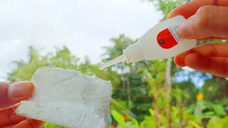 Why Didn't I Know This Sooner. Amazing Trick Of Styrofoam And Super Glue