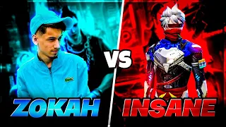 ZOKAH🇧🇷 vs INSANE🇵🇰 || 1vs1 FULL MATCH😱🔥|| PAK VS BRAZIL🔥👽|| GARENA FREE FIRE PK💚🔥