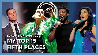 Eurovision My Top 15 Best Fifth Places 2006-2021