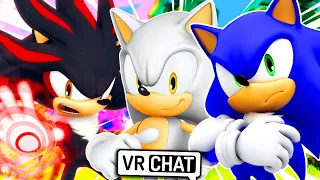 Sonic, Shadow & Silver Switch Bodies?! (VR Chat)