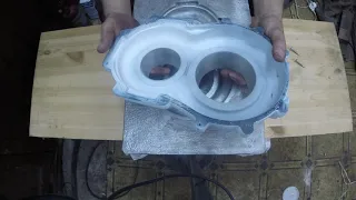 Лью первую  матрицу из алюминия по модели! Aluminum casting