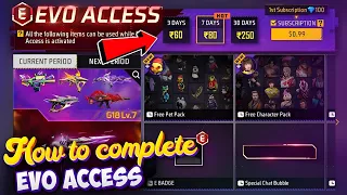 Evo Access Free fire | How To Complete Evo Access Event | Evo Access Event Free fire | ff New Event
