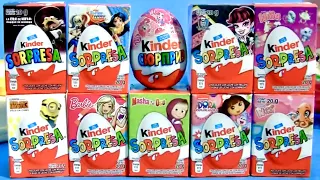 11 minutes ASMR kinder eggs SURPRISES Oddly Satisfying Unboxing Video